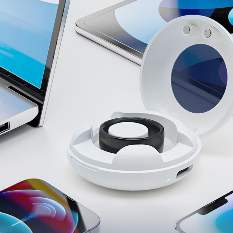 Portable Charging Case For Intelligent Rings Fast Charging Technology Lightweight Design Multiple Device Compatibility