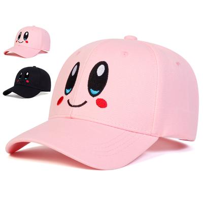 Unisex Cute Cartoon Eyes Embroidery Baseball Caps Outdoor Adjustable Spring and Autumn Casual Sunscreen Hat