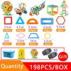 Large Educational Magnetic Tiles - Children's Development Toy for Creative Building and Thinking