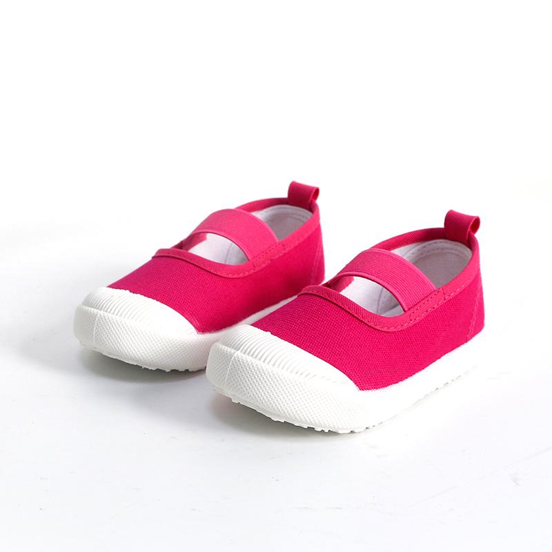 Zapatillas Girl Casual Shoe 2024Spring New Minimalist Floral Kid Shoe Daily Canvas Girl Shoe Light Shallow Mouth Baby Shoe Tenis