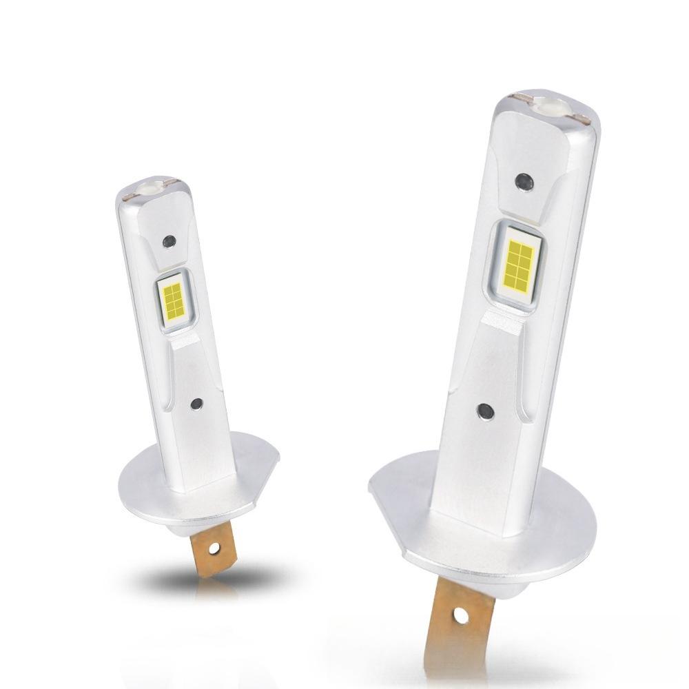 2 Τεμάχια H1 LED Λαμπτήρας Προβολέα H1 LED Canbus H3 LED Φώτα Ομίχλης Χωρίς Ανεμιστήρα Ασύρματο Μίνι Μέγεθος Αυτοκινήτου Λάμπα 12V 6000K Λευκό