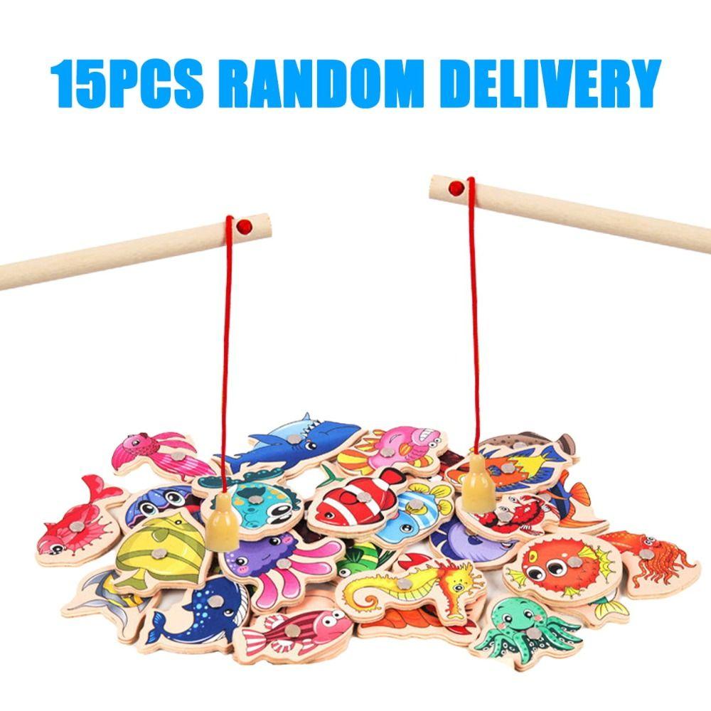 Fishing Toys Cognition Fish Games Ocean Fishing Magnetic Fishing Toys Kids/Children/Toddler