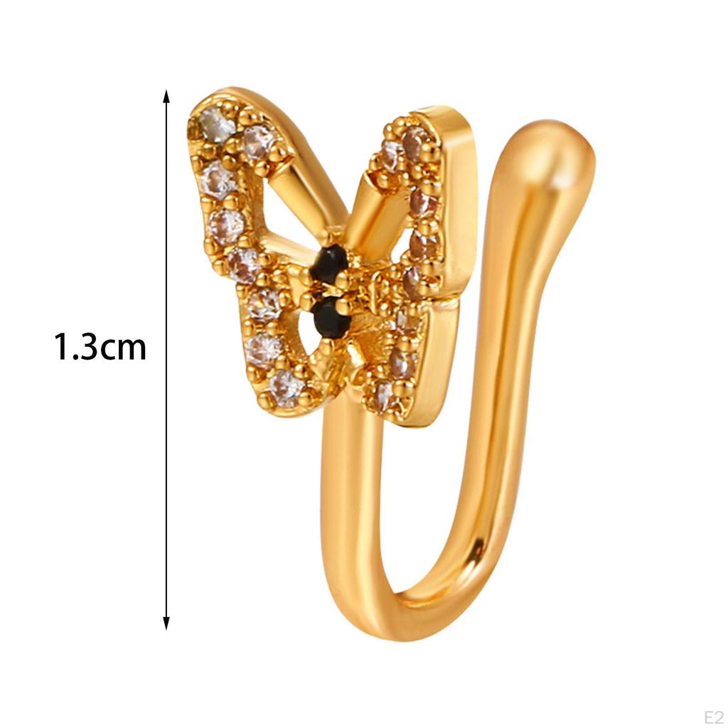 Elegant Nose Ring for Ladies and Teens - No Piercing Required