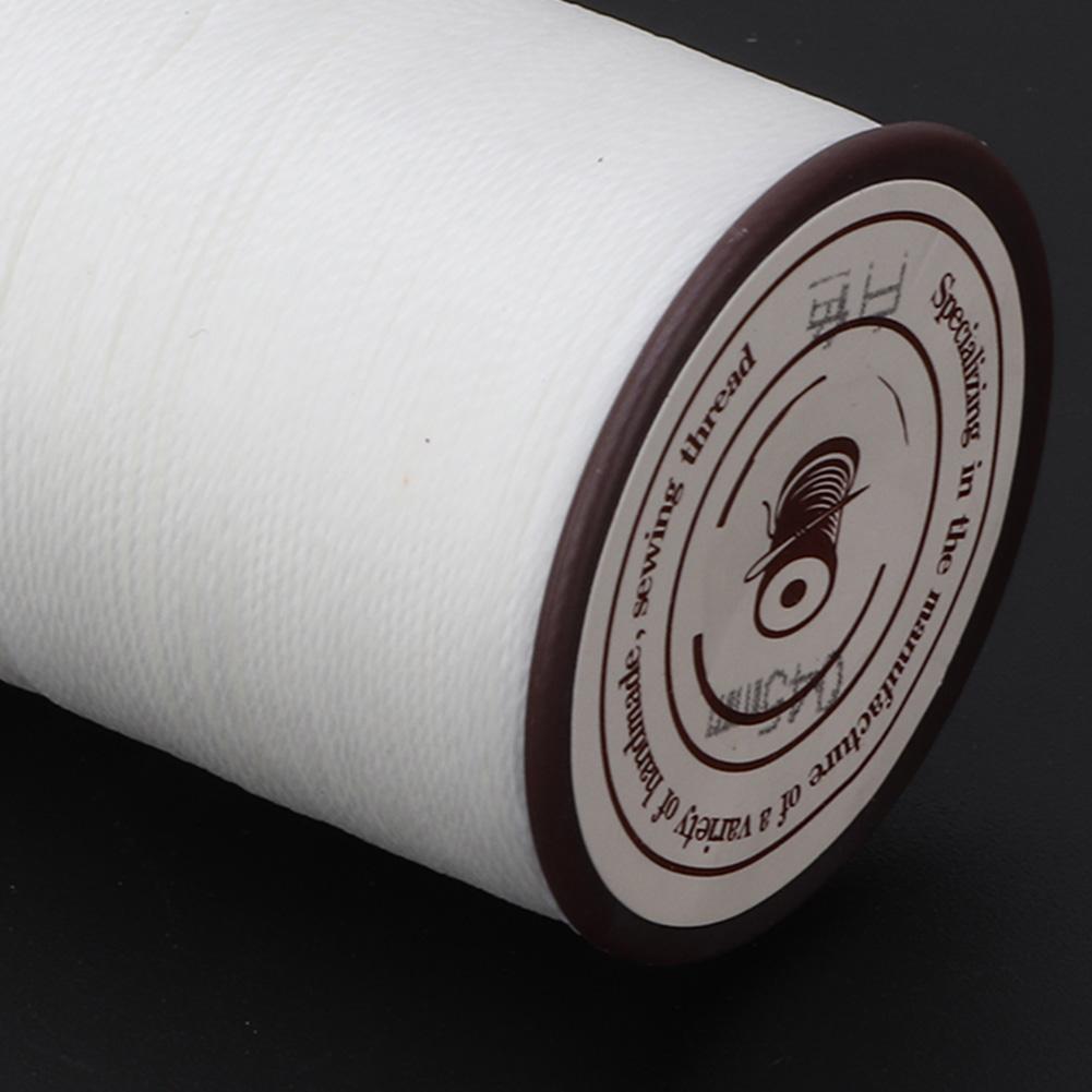 0.45mm Leather Sewing Wax Cord 160mCelsiusRoll Handwork Knitting Craft Wax Thread(Black)