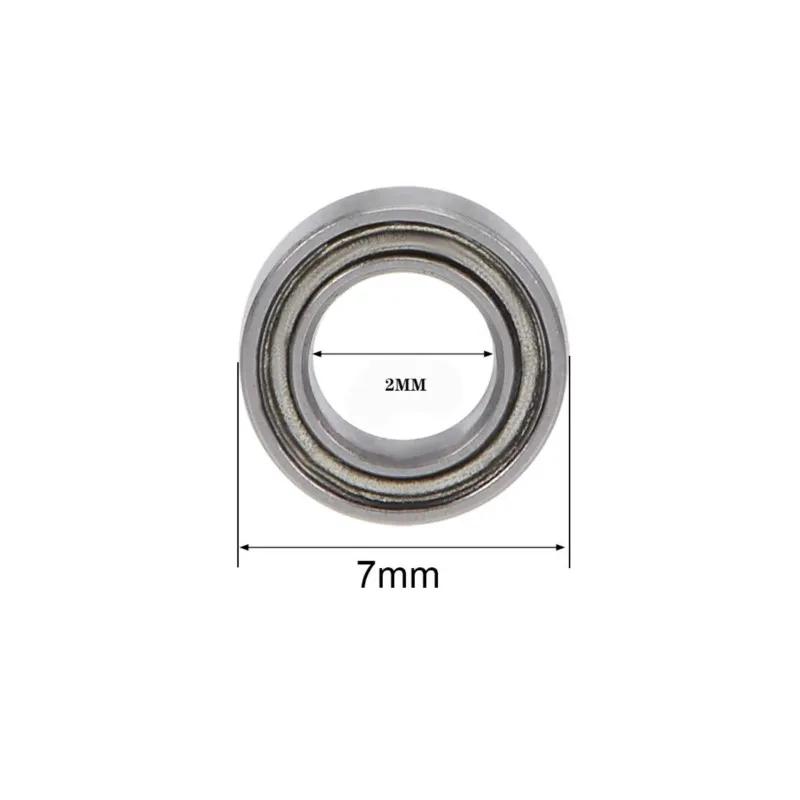 50Pcs Mini MR Series Ball Bearings MR52ZZ MR62ZZ MR63ZZ MR72ZZ MR73ZZ MR74ZZ Double Shielded High Precision Micro Bearings