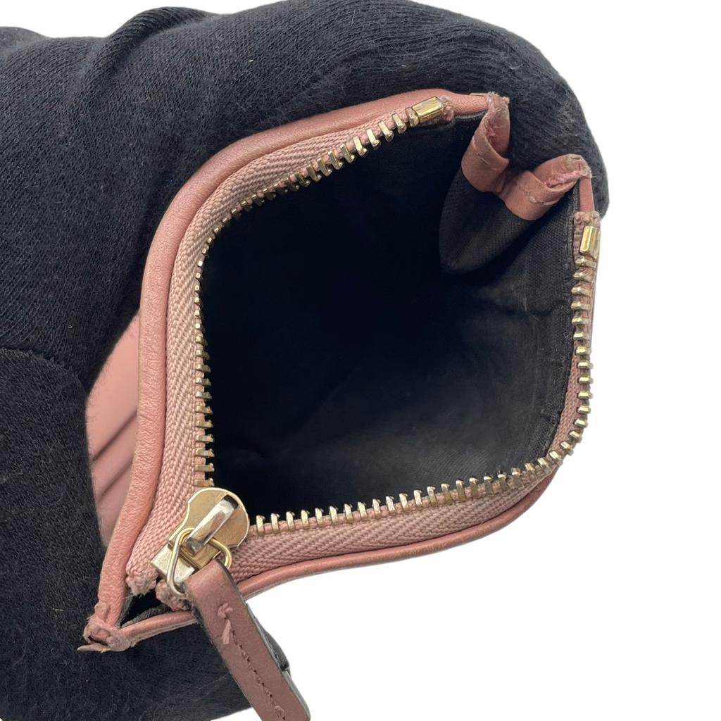 Used GUCCI Bifold Wallet Micro Guccisima micro Gucci sima bifold walletBifold Wallet pink leather Women