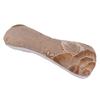 Wormwood Pillow Bone Shaped Reduce Fatigue Promote Circulation Detachable Cleansing Neck Cervical Pillow Coffee Color