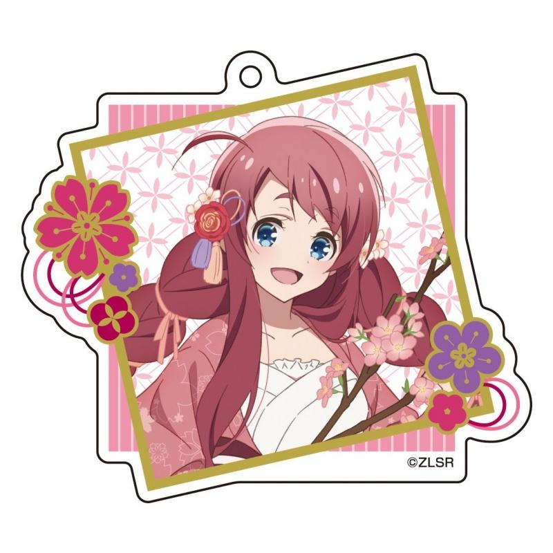 

Anime ZOMBIE LAND SAGA Acrylic key ring keychainKimono and kimono-style clothing collection beautiful bag decorations 6 cm