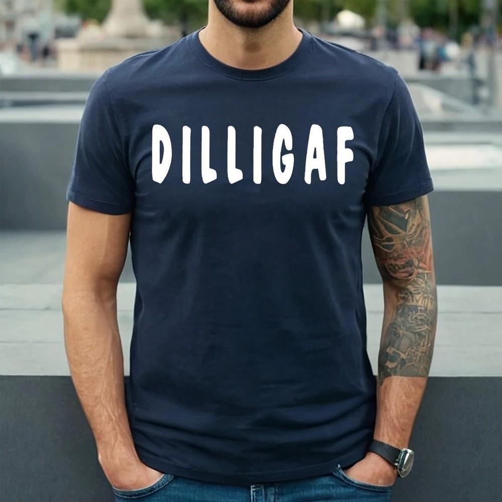 DILLIGAF DO I LOOK | ADULT T-shirt | RUDE TEES | NOVELTY | JOKE | MEN'S TOP TEE