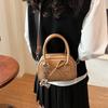 New messenger small bag women's high-end sense niche fashion handbag cute bow mini handbag