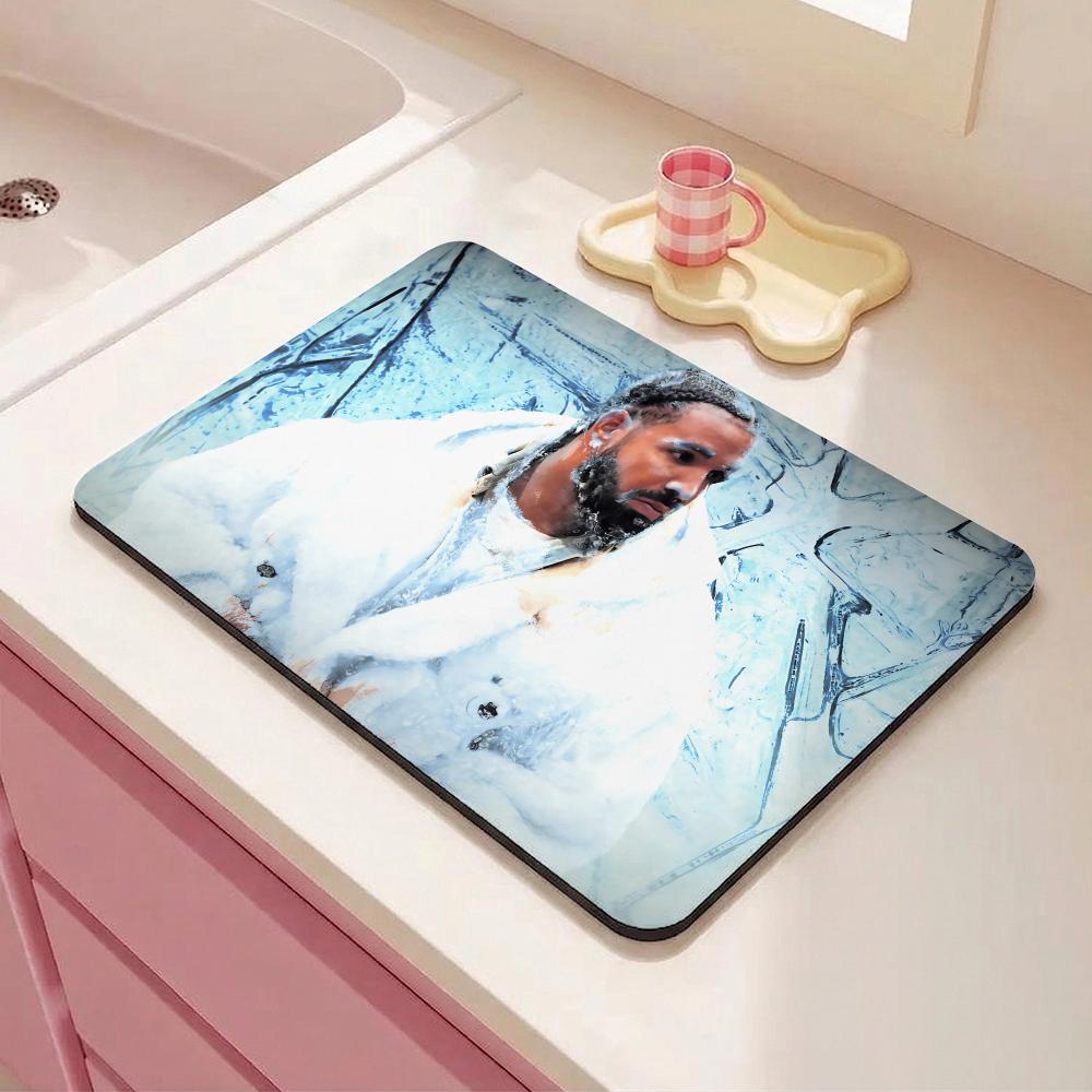 Premium D-Drake iceman Floor Mat Eco Diatomite Antibacterial Odor-Resistant Floor Mat for Kitchen&Bathroom 40cm x 60cm