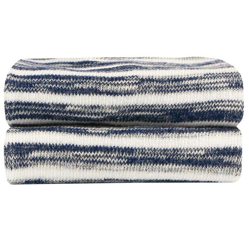 Spring and Summer Anti-drop Combed Cotton Striped Boat Socks for Men, Silicone Anti-slip Socks and Invisible Socks