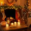 Remote Control LED Ghee Lamp - Romantic Candle Light for Birthday, Wedding, or Dining Table Decor with Timer Function