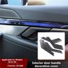 Trim Sticker 4Pcs Real Carbon Fiber Car Inner Door Handle Cover For BMW 5 Series G60 2024-2026 Interior