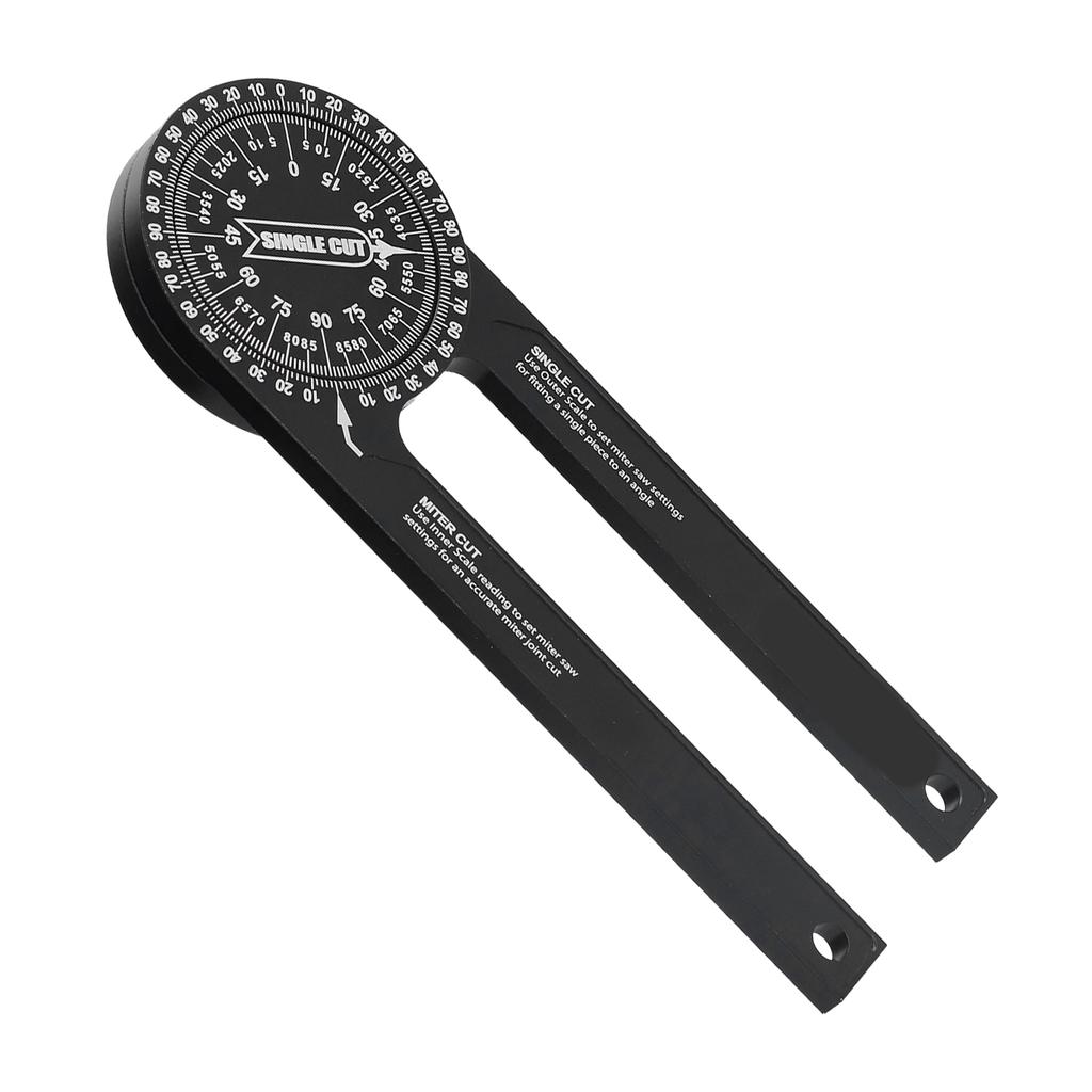 Miter Saw Protractor HighPrecision 360 Degree Rotatable Angle Finder Woodworking Measuring Tools
