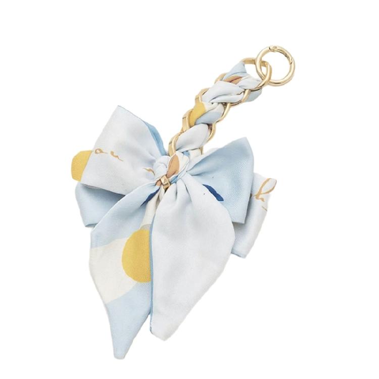 Distinctive Bowknot Handbag Accessory Stylish Bag Chain with Butterfly Detailing