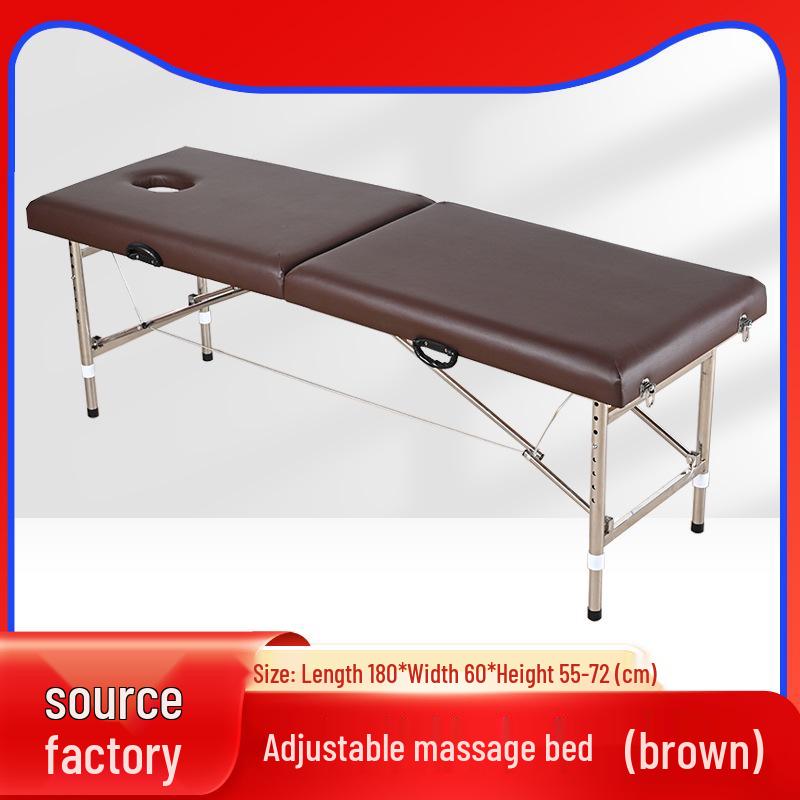 Tragbares Doppelliegen-Faltmassage- & Physiotherapiebett für den Heimgebrauch