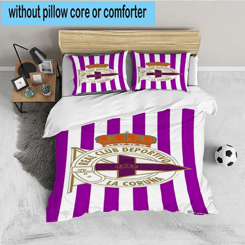 3PCS Deportivo Football Bedding set,Ideal for1pc Duvet Cover And 2pcs Pillowcases Perfect for Christmas gift,Ideal for Bedroom, Dormitory