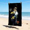 Michael Jackson Stijlvolle Digitale Print Strandlaken Sneldrogende Absorberende Deken Voor Strand Zwembad Sportschool Reizen