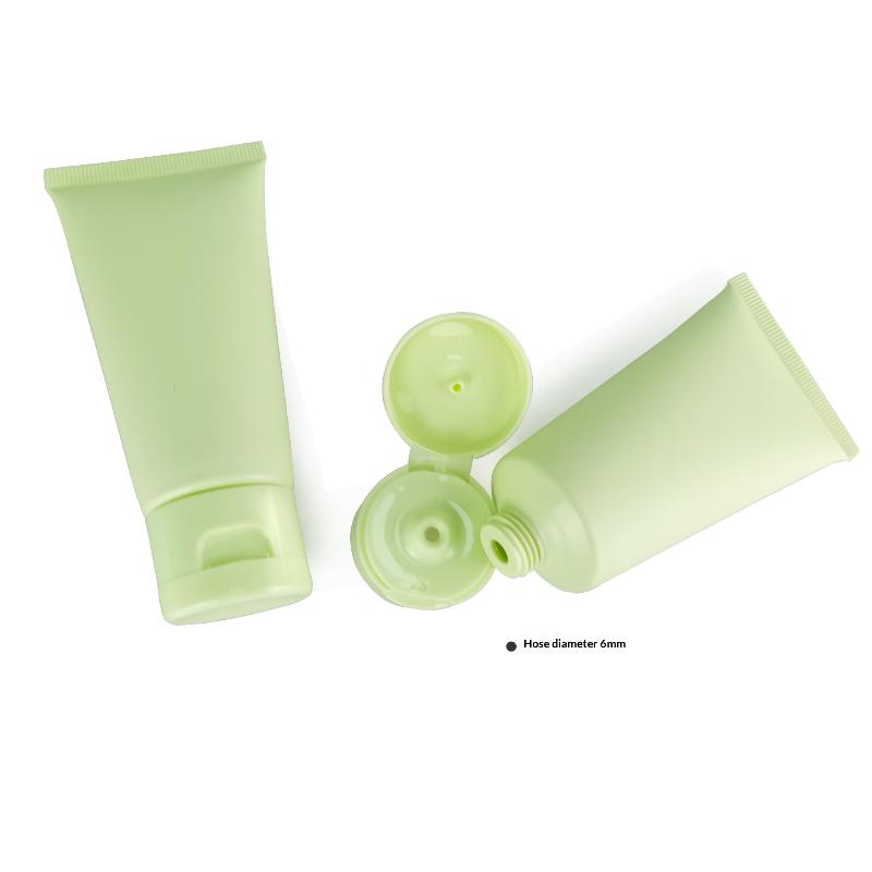 50ml 100ml Grüne Nachfüllbare Quetschflaschen Kosmetisch Leer 5 Stück für Lotion Creme Make-up Reiseaufbewahrung