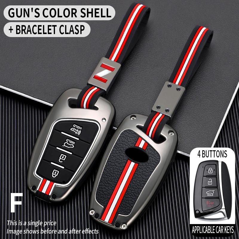 Kryt pouzdra na klíč od auta Držák Fob Pro Hyundai Grand Santa Fe IX45 GENESIS EQUUS AZERA 2013 2014 2015 2016 Příslušenství na klíče