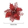 5/10Pcs Glitter Christmas Decorations Artifical Flowers Xmas Tree Garland Fake Flowers for Home Decor Navidad New Year Accessory