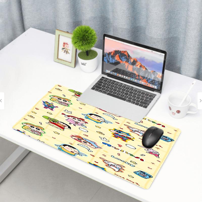 Crayon Shin Baskılı Mouse Pad, Kaymaz Masaüstü klavye Matı, PC Dizüstü Oyun Çalışma Günlük Kullanım için, Havalı Festival Sürpriz Hediye
