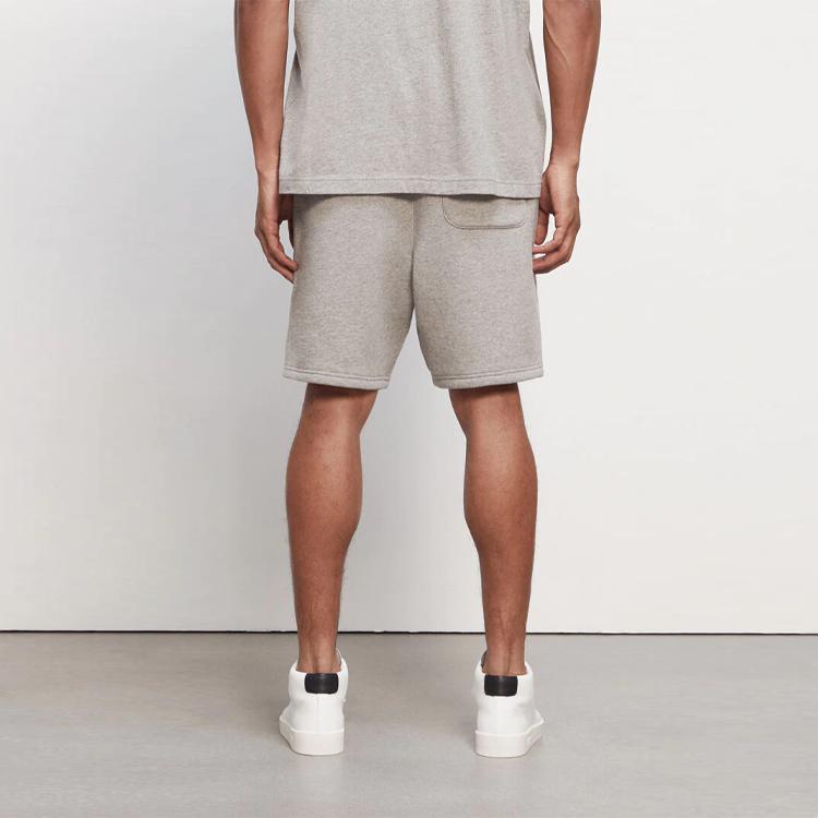 Fear of God Essentials Reflective Logo Drawstring Sweatshorts Unisex Bottoms Heather-Oat 0160250500081260