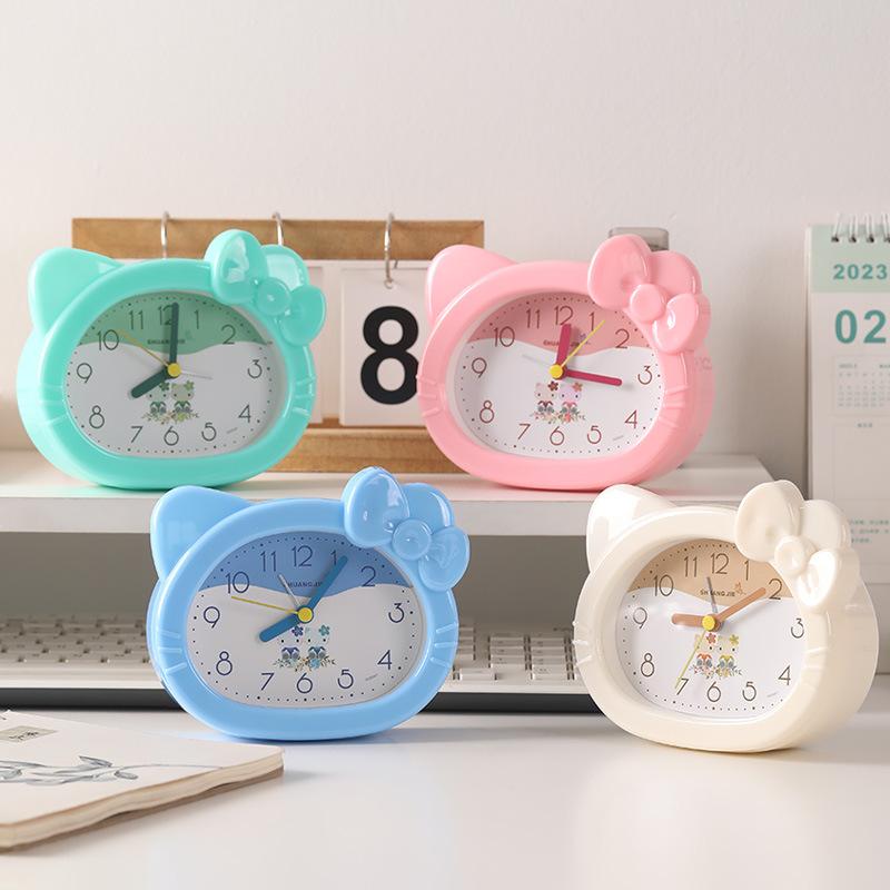 Scan the second alarm clock timer student using desk cartoon clock bedroom living room internet celebrity creative cute clock