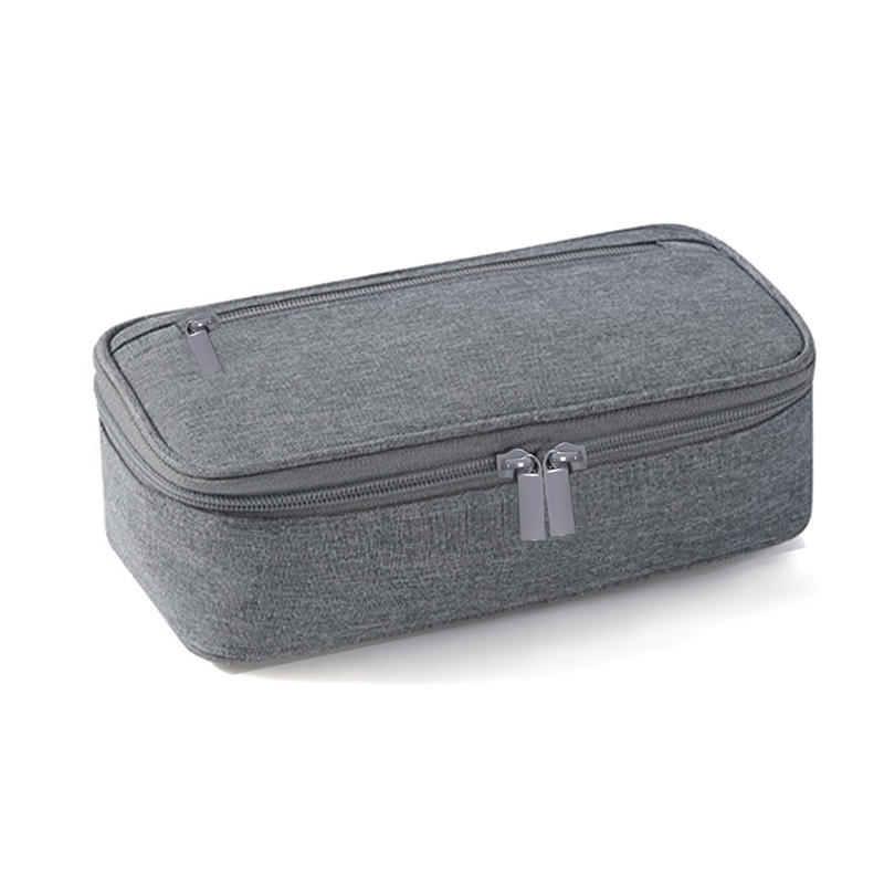 Solid Color Multifunctional Student Pencil Cases Stylish Large Capacity Pencil Cases Durable Oxford Cloth Pencil Case