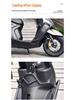 Qianjiang Qiaoyue 110 Front & Rear Bumper Guard, Exhaust Pipe Guard, Backrest, and Luggage Rack Accessories.