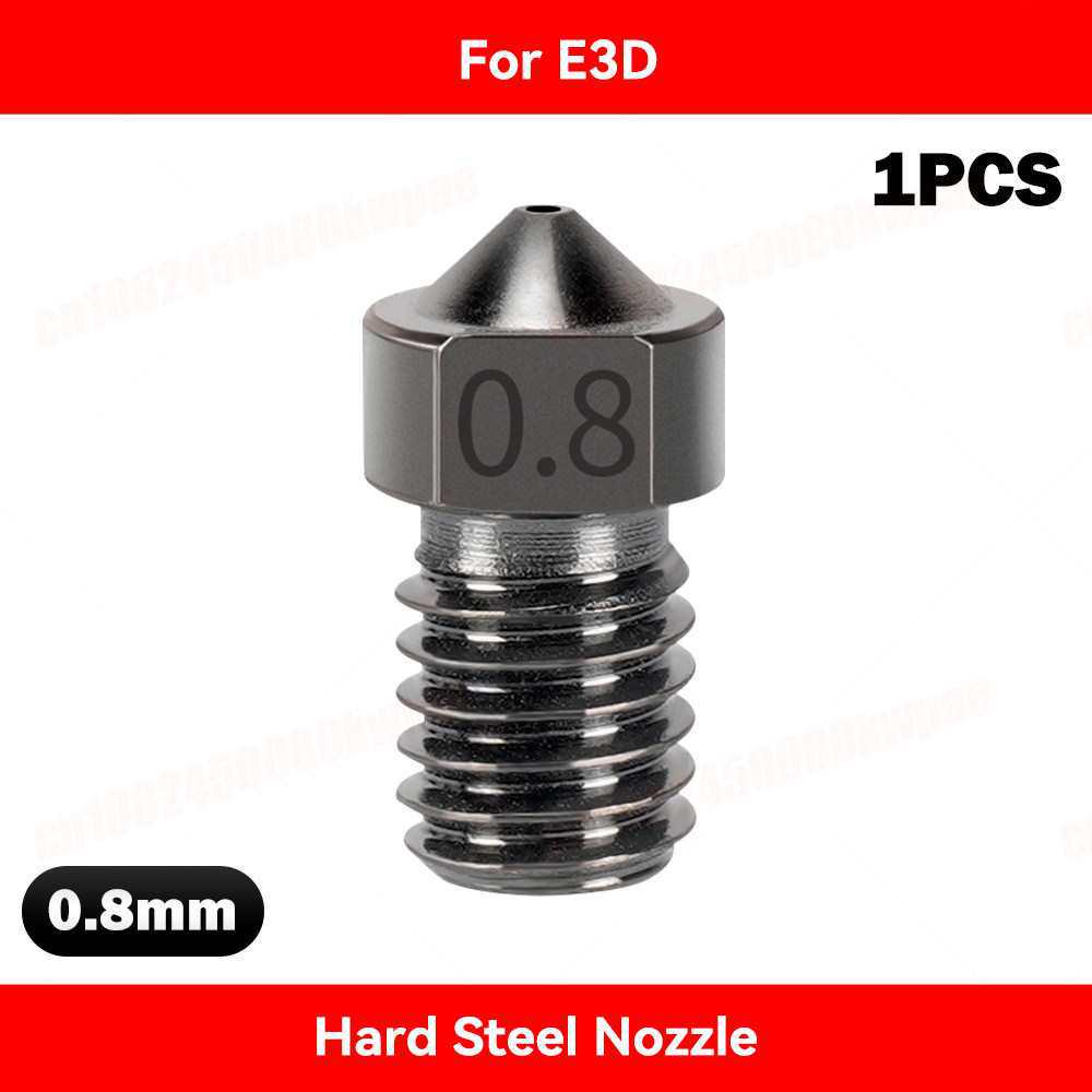 E3D V6 3D Printer High Flow Brass Nozzle, Hardened Steel Copper-Plated CHT Extruder Head, Clearance Sale.