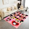 Mickey Minnie's Valentine Floor Rug Office Rug Suitable for Living Rooms Bedrooms Foyer Study room Antislip Carpet Anime Office Decor