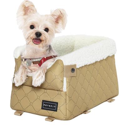 PETSFIT Haustierfahrt Haustierfahrtfahrt Kleines Auto Wird mit Leine geliefert, um Springen zu verhindern Passagier verhindert Fühlt sich geeignet für Sommer und Winter Box, Sitz, Box,