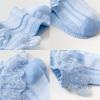 Girls Lace Ruffle Socks Cute Children Baby Ankle Short Breathable Cotton Sock Princess Lace Dress Socks for 1-12 Years Kids Gift
