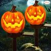 Solarleuchten Gartenleuchte Halloween Kürbisleuchten Außengartendekorationsleuchten Erdspießbeleuchtung Solar-LED-Licht Außen