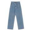 Newbie Belted Straight Pants (Cream)