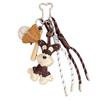 Adorable Schnauzer Dog Keychain Bag Charm Handcraft with Fine Details for Daily Use and Handbag Car Key Decoration