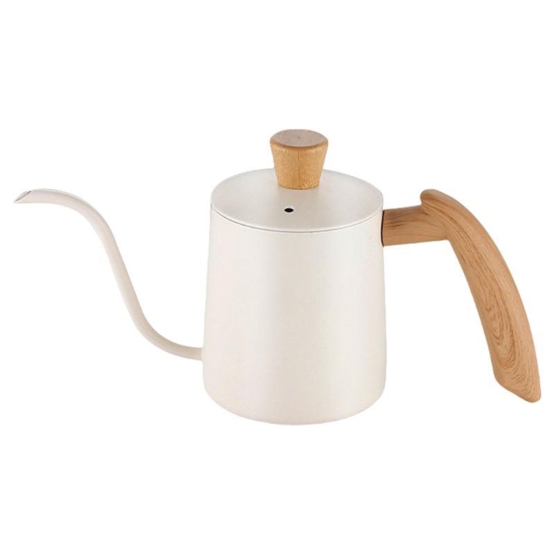 Acier Inoxydable Verseur Bouilloire Long Col de Cygne Cafetière Portable pour Infusion Manuelle de Café Outil de Cuisine Facile à Nettoyer