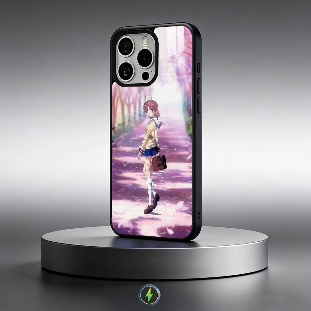 C-Clannad The cutest Anime Phone Case For iPhone17,16,15,14,13,12,11 Plus,Pro Max Magnetic For Magsafe Wireless Charging