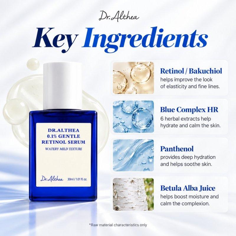 Dr.Althea 0.1% Gentle Retinol Serum 30ml
