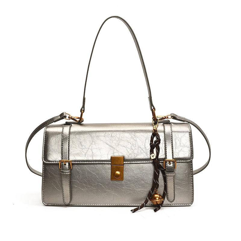 Crossbody Bag Women's New Fashion Portable Small Square Bag Casual Versatile Shoulder Bag