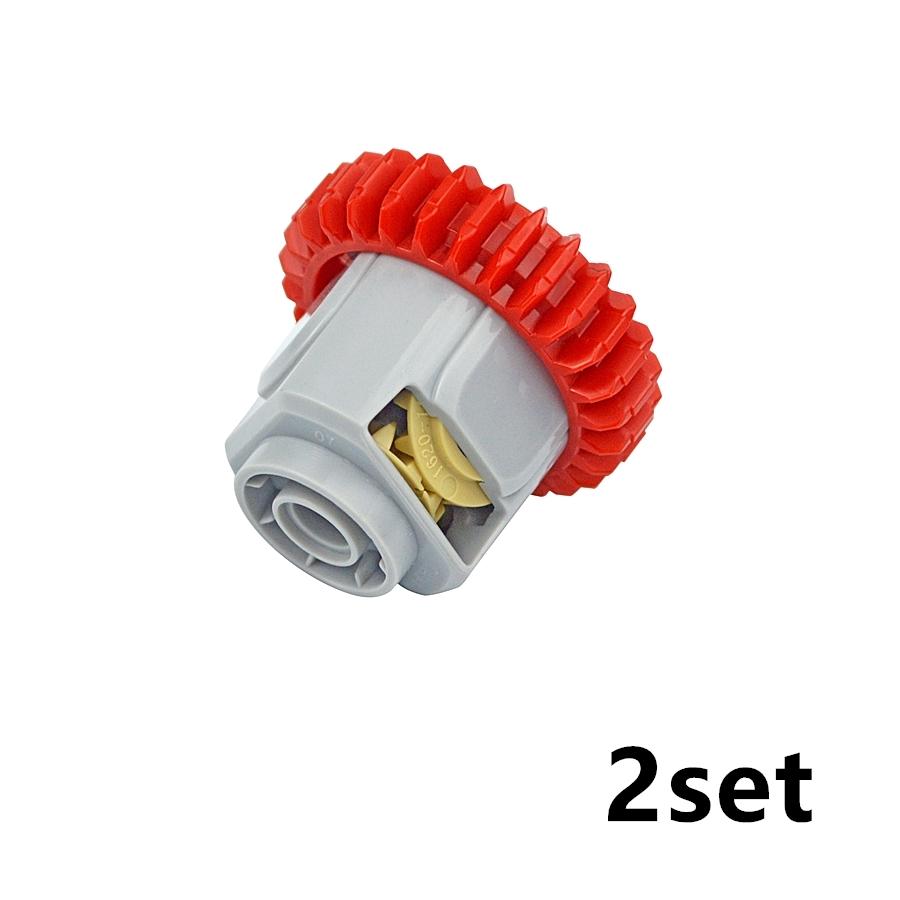 MOC Self-Locking Bricks Technical Parts Framed Differential Gear 65413 65414 Gearbox Building Blocks Cars Steering Chassis Toys