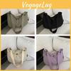 Casual Canvas Tote Bag For Women With Zipper Closure And Street Style For Daily Use