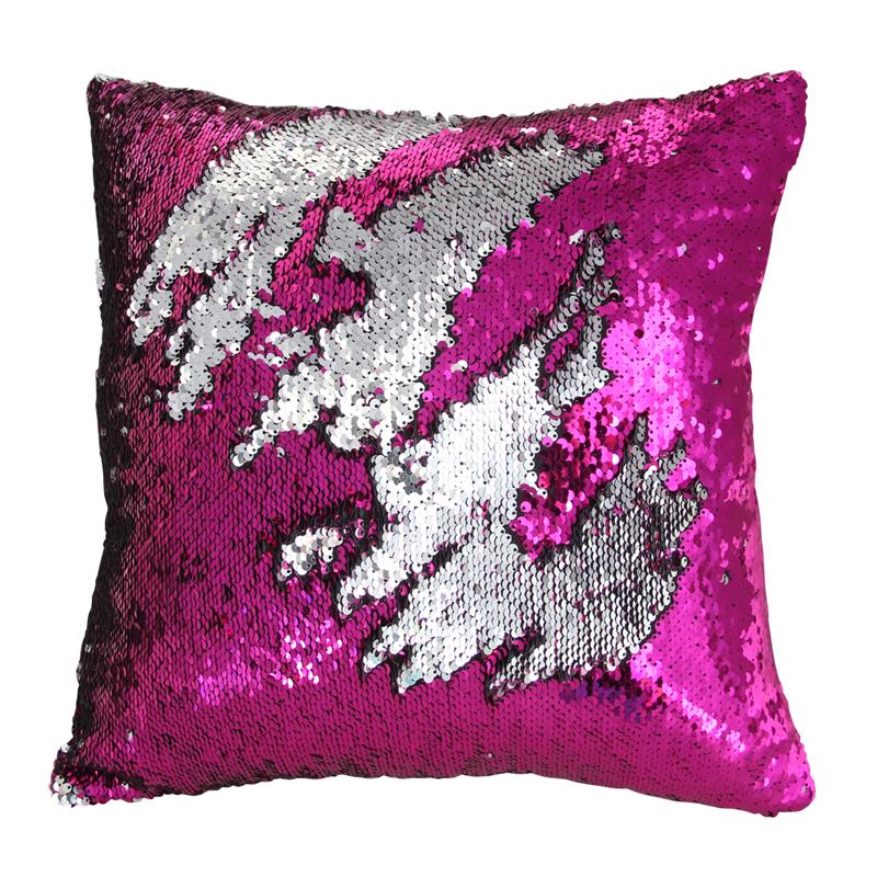 sequin pillow the office