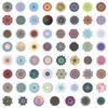 60 Mandala Cartoon Graffiti Stickers Guitar Mobile Phone Computer Decoration Stickers Waterproof Creative Stickers