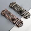 Thickened Sliding Bolt Door Lock Zinc Alloy Slide for Latch Lock Safety Door Barrel Bolt Retro Privacy for Latch Easy To
