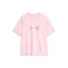 Li Ning Sports Life Kollektion Oversize-Ärmel T-Shirt Damen Ying Pink AHST488-6