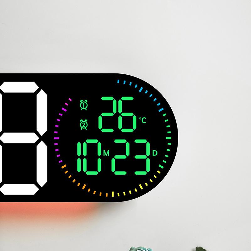 New Multi-function LED Alarm Clock for Student-specific Dormitory Small Alarm Clock Double Group Alarm Clock Countdown