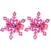 Snowflake Hair Clip Alloy Hairpin with Snowflakes Shape Comfortable Hairpiece for Christmas Party Styling Accesories